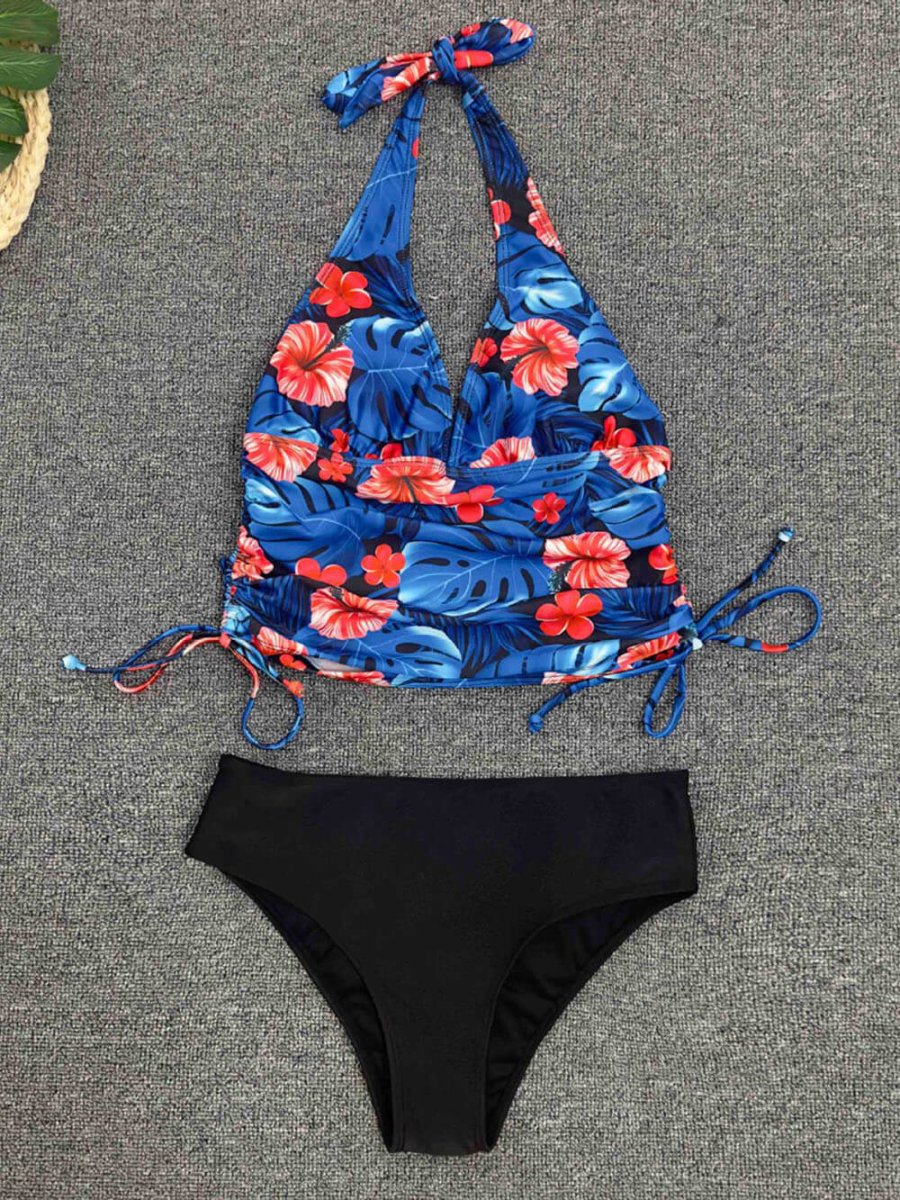Biquíni Crossover Estampado com Tiras - Image 6