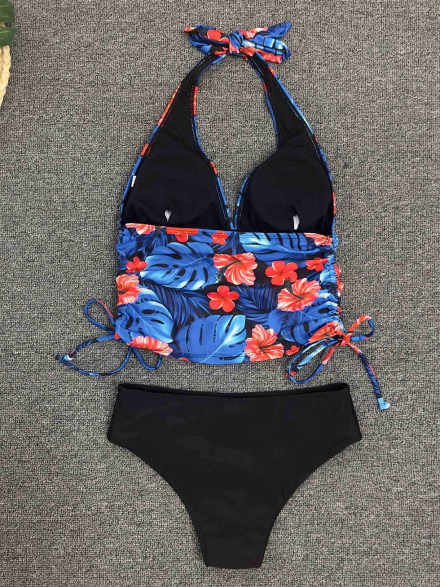 Biquíni Crossover Estampado com Tiras - Image 7