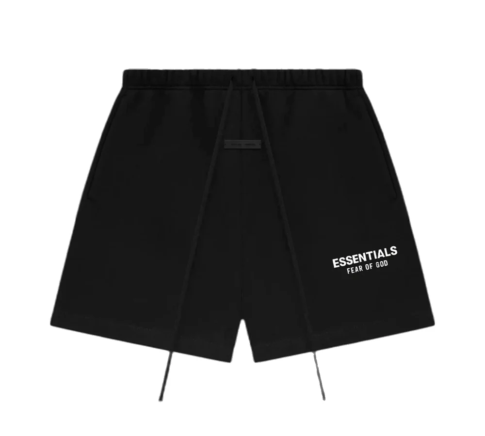 Fear of God Essentials Classic Sweat Shorts - Jet Black - Image 2