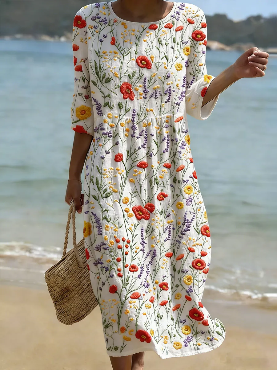 Nicole | Elegante Vestido Floral - Image 2
