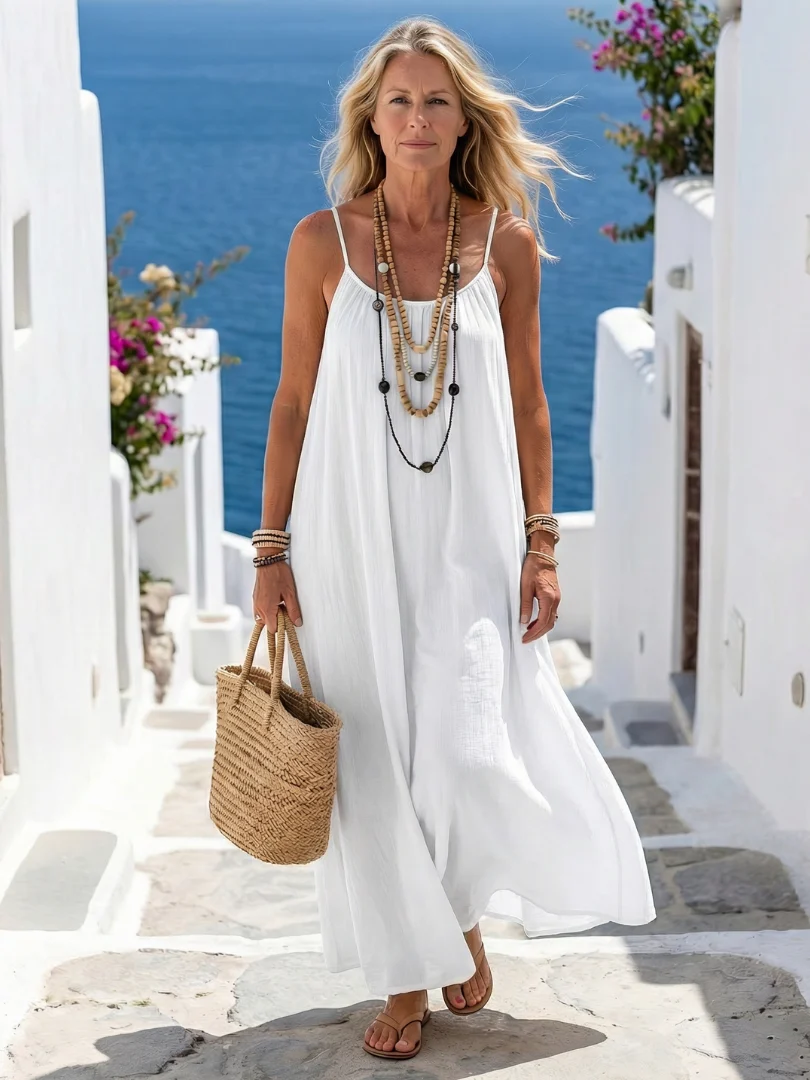 Keira - Vestido Maxi de Alças Finas - Image 2
