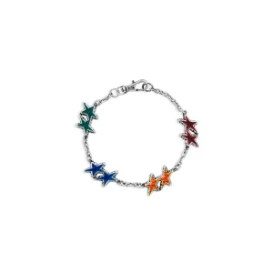 TwoJeys ★★™ Melted Stars Bracelet - 12 Microns Silver Plated