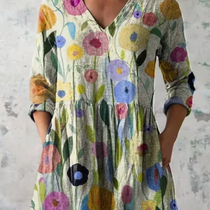 Louise | Blusa Longa com Decote em V