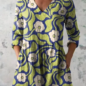 Elodie | Blusa Longa com Decote em V