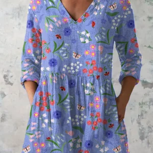 Aline | Blusa Longa com Decote em V