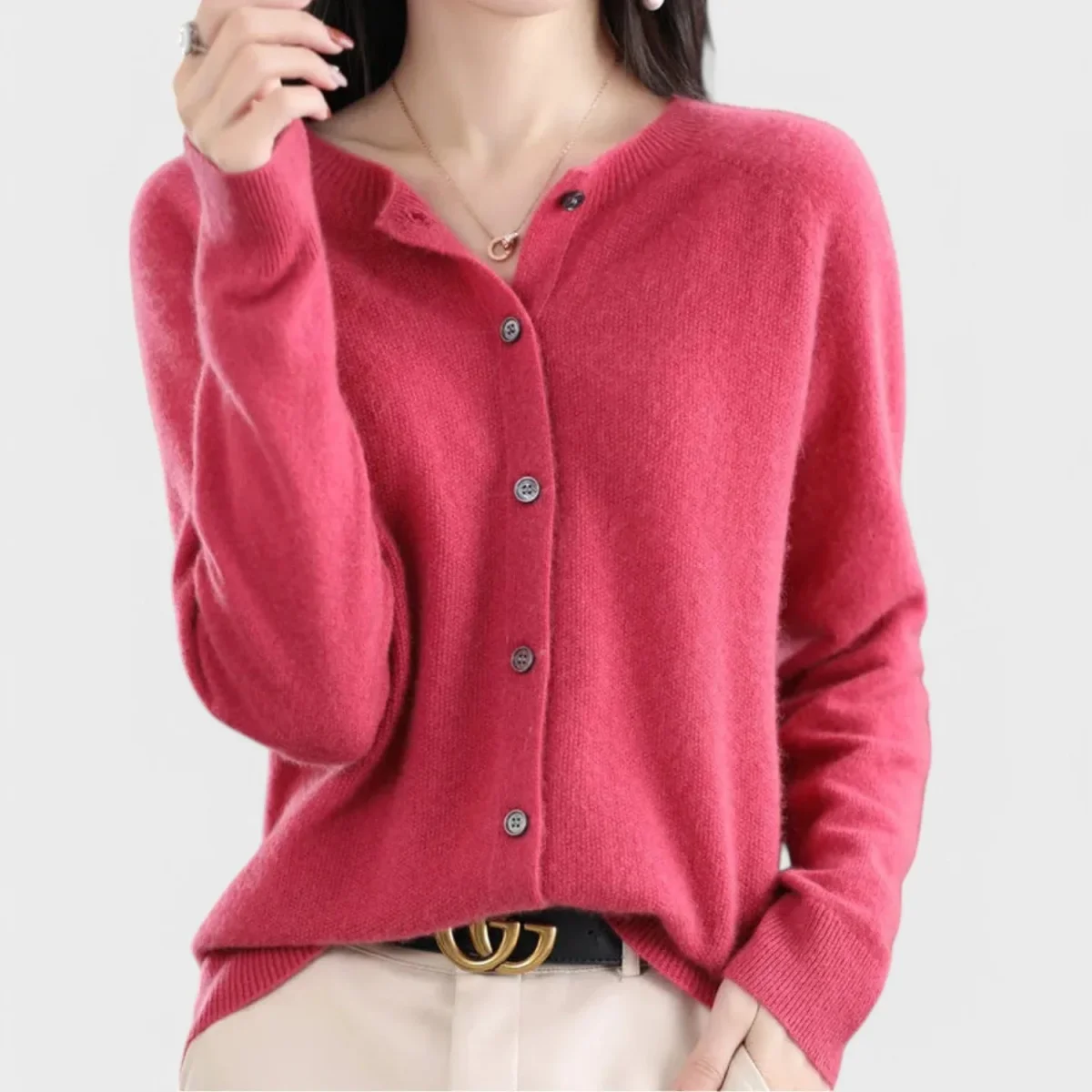 Jéssica - Cardigan em Malha de Caxemira - Image 2