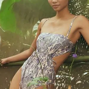 Dragonfly Ruffle Bikini Swimsuit Set