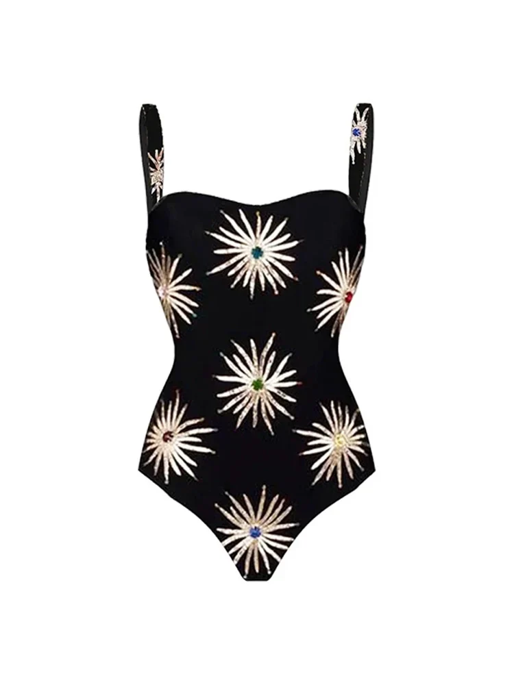 Sequin Firework One-Piece Swimsuit - Image 7