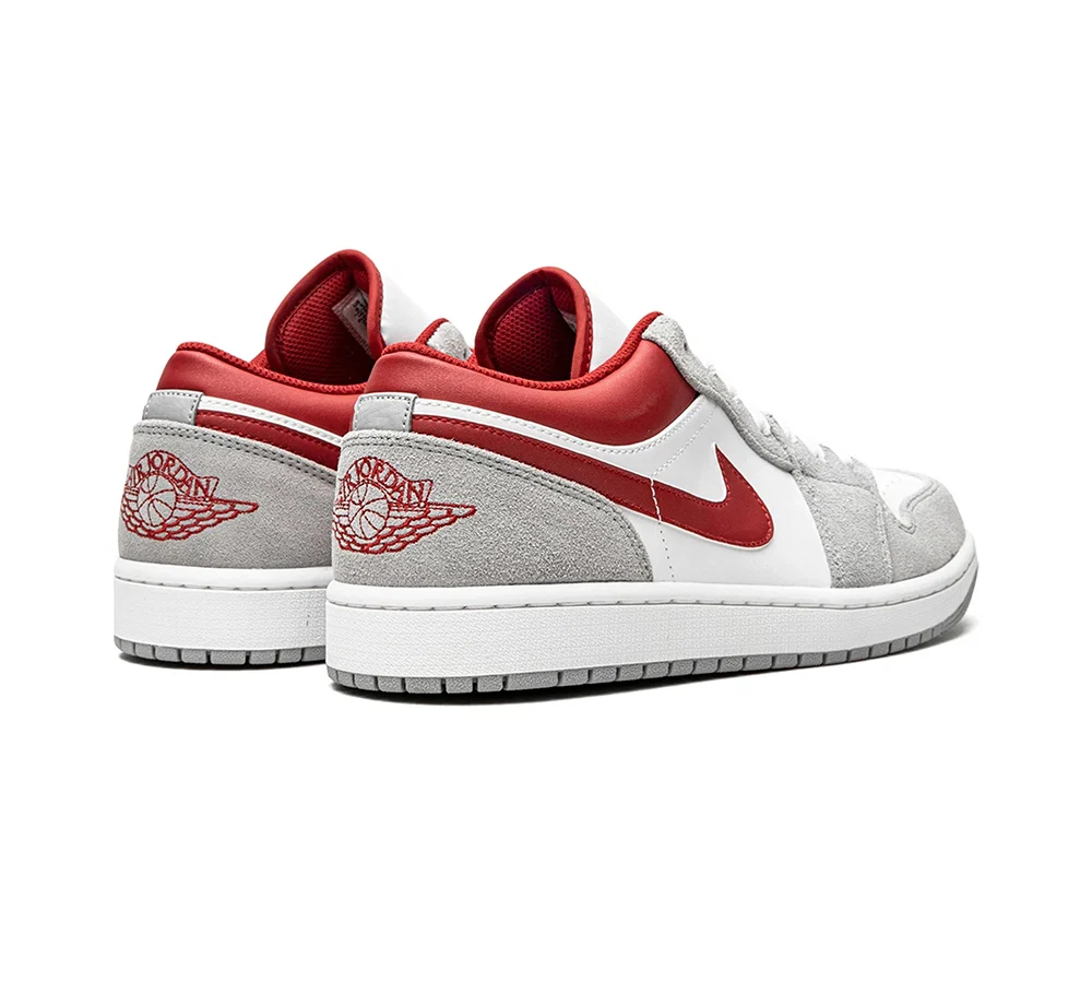 Jordan 1 Low SE - Light Smoke Grey Gym Red - Image 4