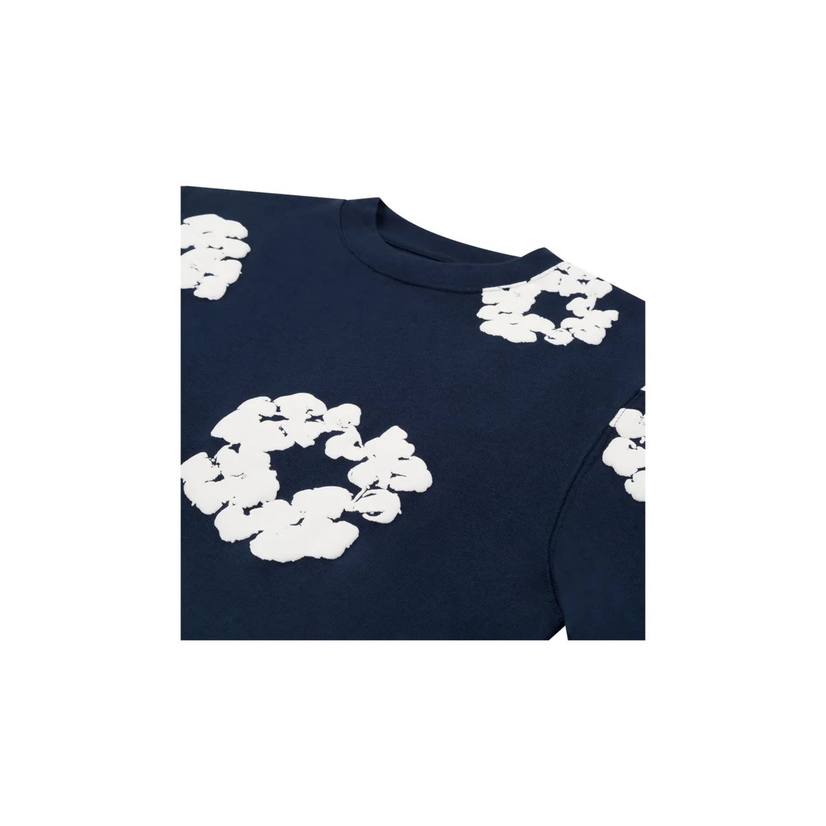 Denim Tears Long Sleeve Cotton Wreath - Navy Blue - Image 4