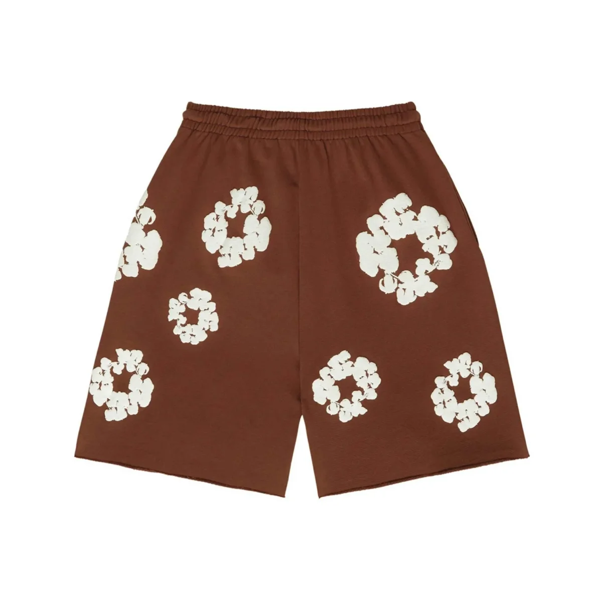 Denim Tears The Cotton Wreath Shorts - Brown - Image 3