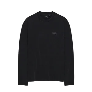Stüssy Basic Long-Sleeve T-shirt- Black