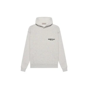 Fear of God Essentials Hoodie - Light Oatmeal Grey