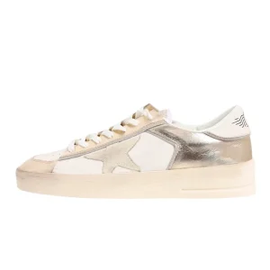 Golden Goose Stardan - White Metallic Gold