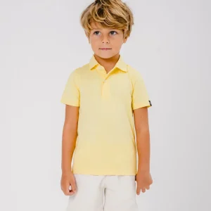 POLO ACTIVE+ NIÑOS - Amarillo
