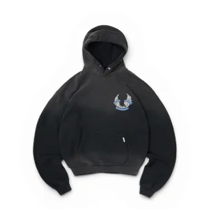Represent X Belstaff Born To Bike Hoodie - Aged Black