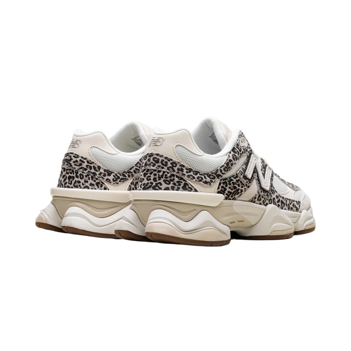 New Balance 9060 - ASOS Exclusive Beige Brown Leopard Print - Image 4