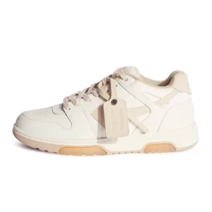 Off-White OOO Leather - White Light Pink Beige