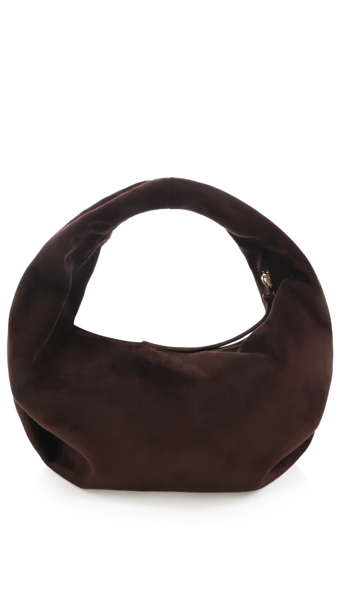 Bolsa de Ombro Renee - Suede Chocolate - Image 5