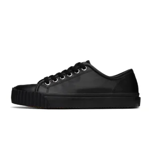 Maison Margiela Tabi Low-Top Leather Sneakers - Black