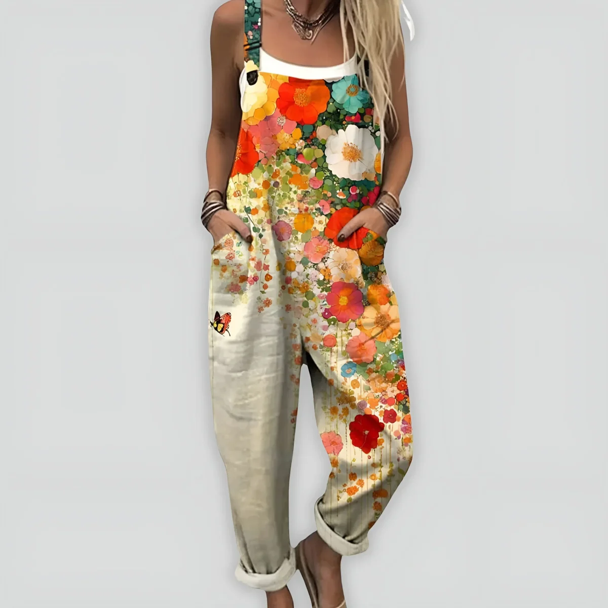 Macacão com Alças Estampado - Image 7