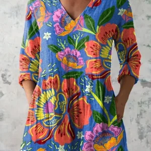 Blythe | Blusa Longa com Decote em V