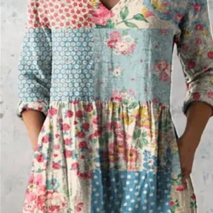 Estelle | Blusa Longa com Decote em V