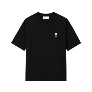 Ami Paris Organic Cotton T-shirt - Black