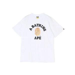 A Bathing Ape Jewels College T-shirt - White