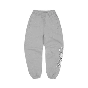 Corteiz Satin Allstarz Sweatpant - Heather Grey