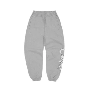 Corteiz Satin Allstarz Applique Bottoms - Grey