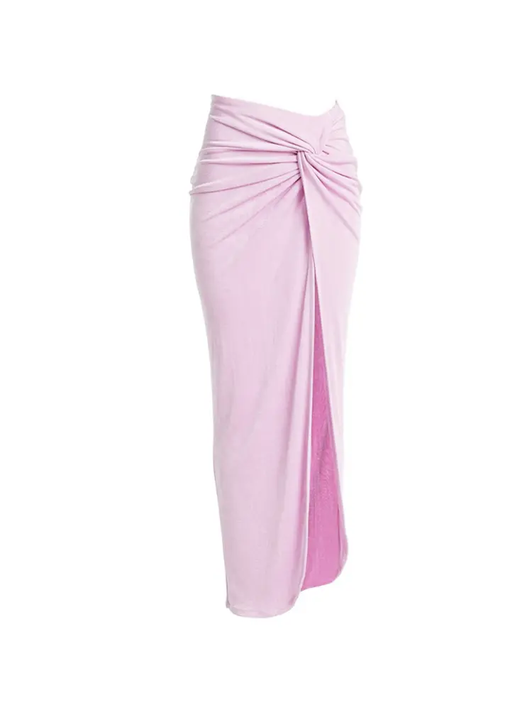 Morandi Pink Colorblock High-Waist Swimsuit Set - Image 6