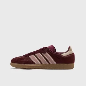adidas Samba OG Maroon Sand Strata Pony (Women's)