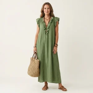 Elisa - Vestido Maxi Boho Fluido