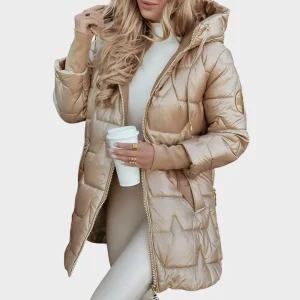 Paula - Casaco de Inverno Elegante com Capuz