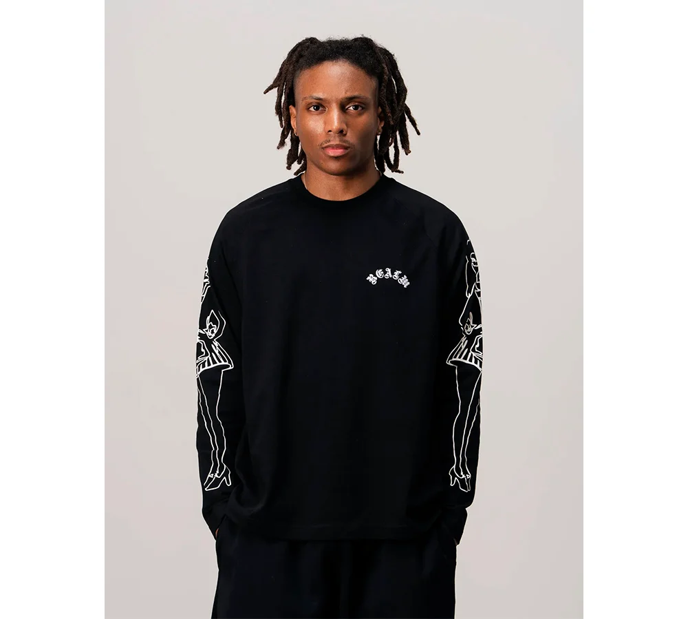 Realm "LOGO" Long sleeve - Black - Image 2