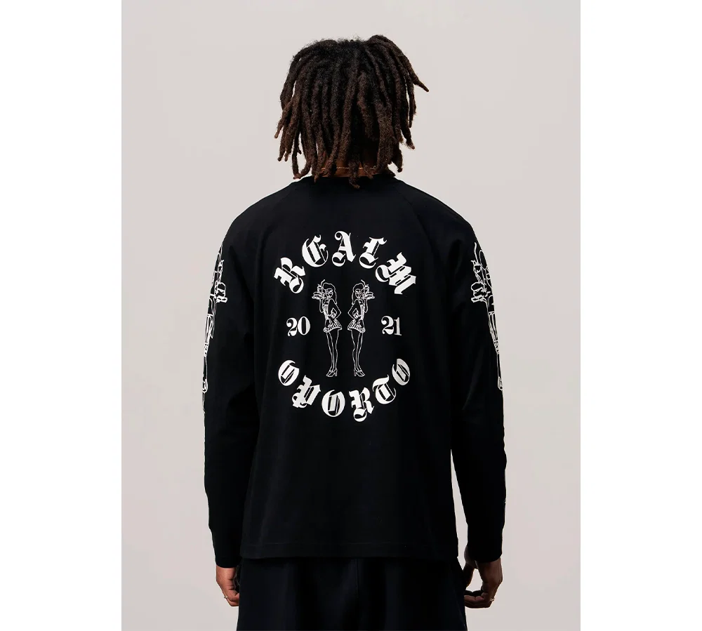 Realm "LOGO" Long sleeve - Black - Image 3