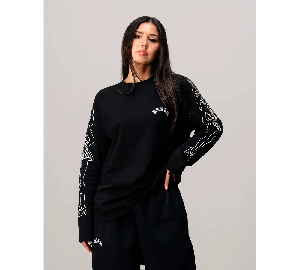 Realm "LOGO" Long sleeve - Black - Image 4