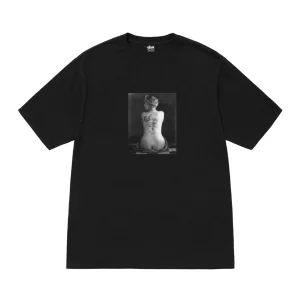 Stüssy Le Violon Pigment Dyed T-shirt - Black