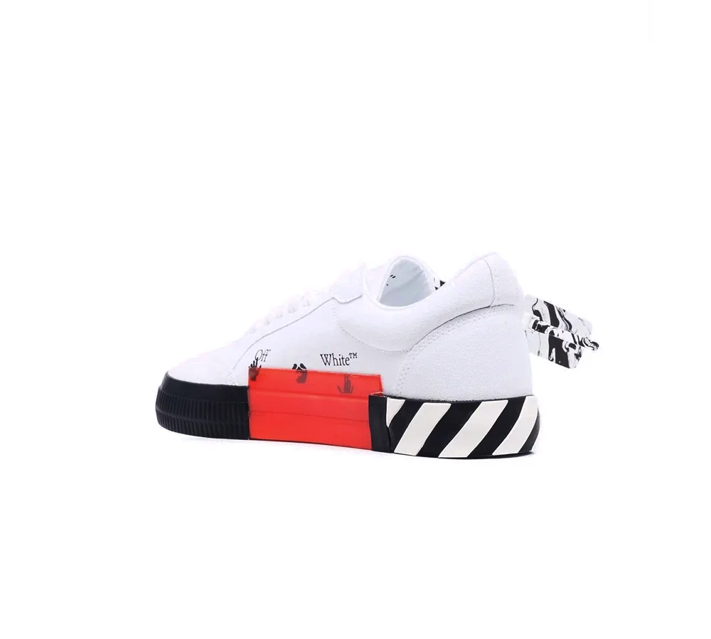 OFF-WHITE Vulcanized Low - Canvas White Black - Image 3